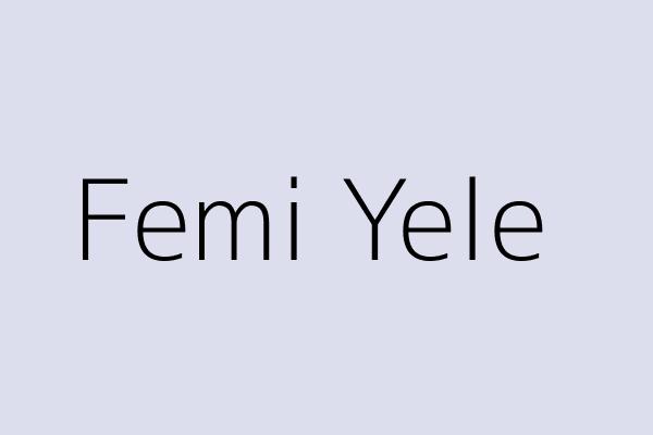 Femi Yele